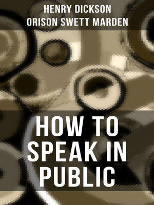 cover image of HOW TO SPEAK IN PUBLIC